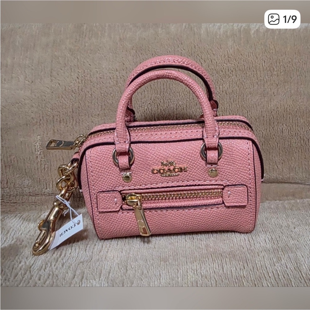 💖SPOTLIGHT💖NWT Coach CC312 Mini Rowan Bag Charm